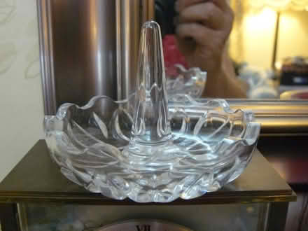 Photo of free Small cut glass ring holder/trinket dish (Kempsey WR5) #1