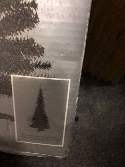 Photo of free Black Christmas tree and baubles (Coley RG1) #4