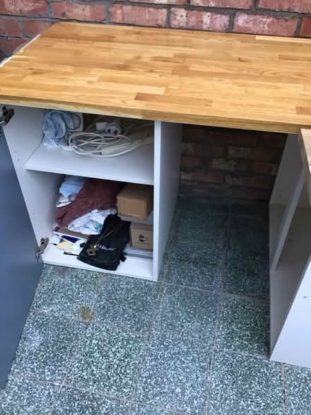 Photo of free Wickes kitchen units and wooden worktop (Garden City OX5) #3
