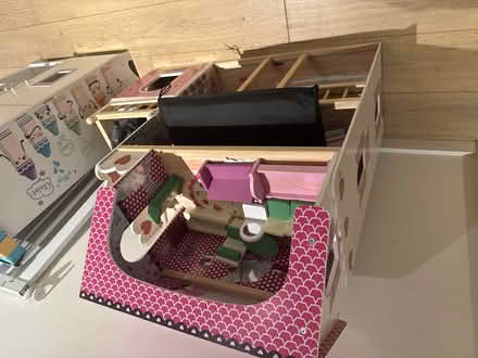 Photo of free doll house, kitchen, books and toys give away (West Brompton SW6) #1
