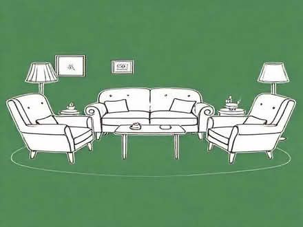 Photo of free Conservatory set - 2 person sofa + 2 chairs (Quorn LE12) #1