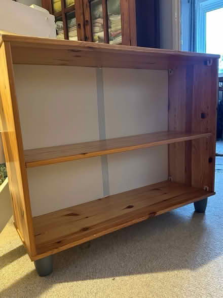 Photo of free Pine bookcase/ toy storage (Weston, Bath) #1