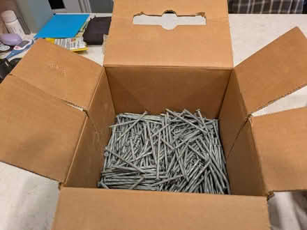 Photo of free 3-1/2" galv spiral framing nails (Hazeldean/Castlefrank area) #3
