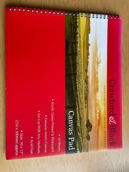 Photo of free Canvas pad for acrylic paint (Hitchin, SG5) #1