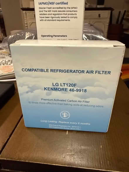 Photo of free LG refrigerator water & air filter (North Long Beach) #2