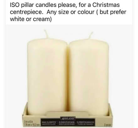 Photo of Pillar candles (Mississauga.) #1