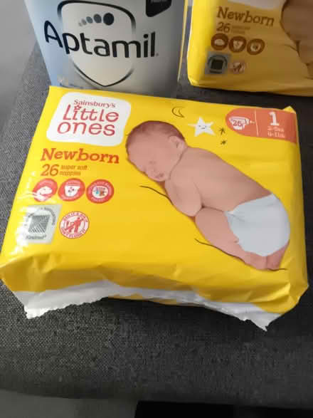 Photo of free Baby milk powder and nappies (LU2) #4