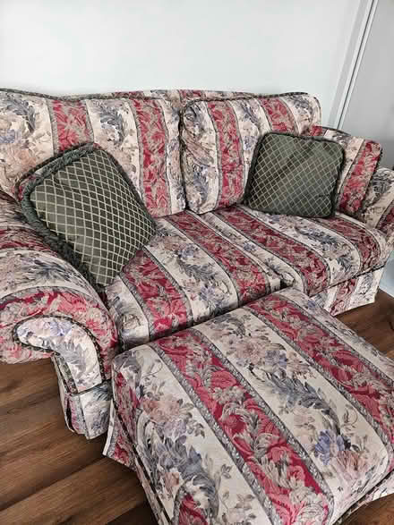 Photo of free Couch with ottoman (Troy, NY) #1
