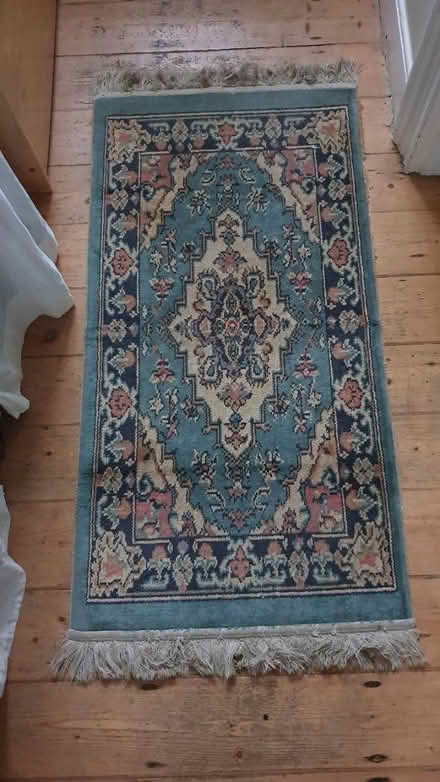 Photo of free Small Turkish style rug mat (SW8 Oval Vauxhall) #1