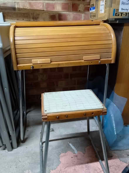 Photo of free Child's roll top desk and chair (Emmbrook RG41) #1