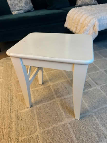 Photo of free Small wooden stool, side table (HG3) #2