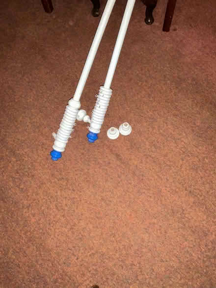 Photo of free Wooden curtain rail, could be painted. Fittings. (Castlefields ST16) #1