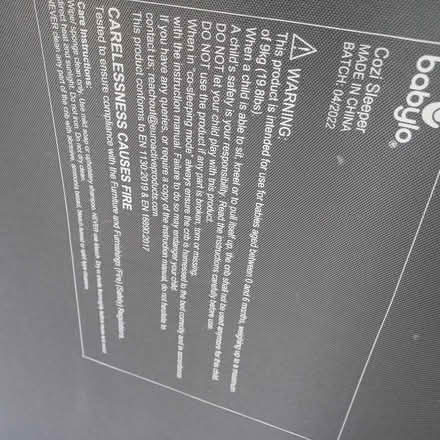 Photo of free Cot for beside bed (PO18 8:TF) #1