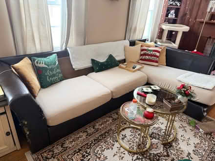 Photo of free Two Piece Large Sectional (Near SUNY Cortland/waterworks) #2