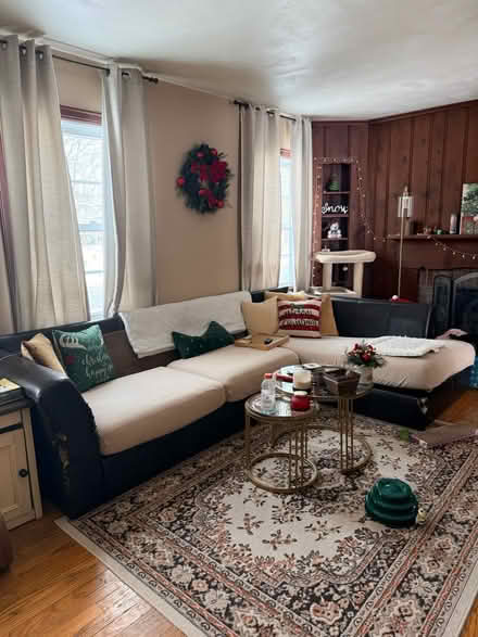 Photo of free Two Piece Large Sectional (Near SUNY Cortland/waterworks) #1