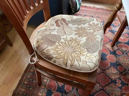 Photo of Dining chair seat cushions tie (G street & 2nd St, San Rafael) #1