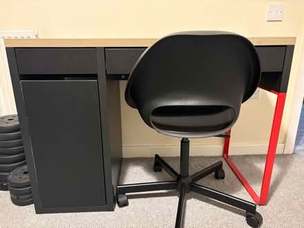 Photo of free Ikea desk and swivel chair (UB1) #1