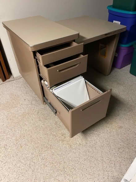 Photo of free Heavy, Metal Desk (Green Brook, south of Rt 22) #4