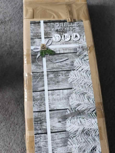 Photo of free 6ft White Christmas Tree (Loughborough LE11) #1