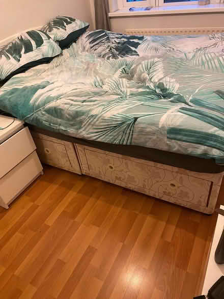Photo of free Divan Double Bed with Headboard (Clondalkin) #3