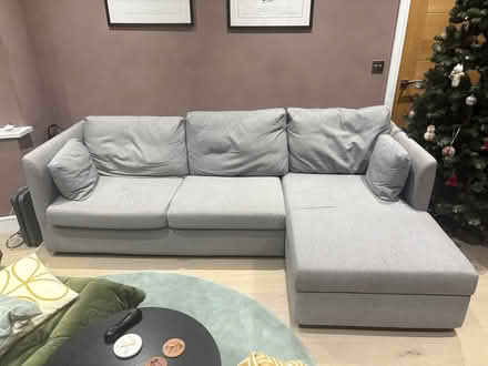 Photo of free Grey corner sofa bed with storage (Edmonton N21) #2