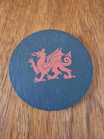 Photo of free Welsh Slate Dragon Drinks Coaster (Woking GU22 9) #1