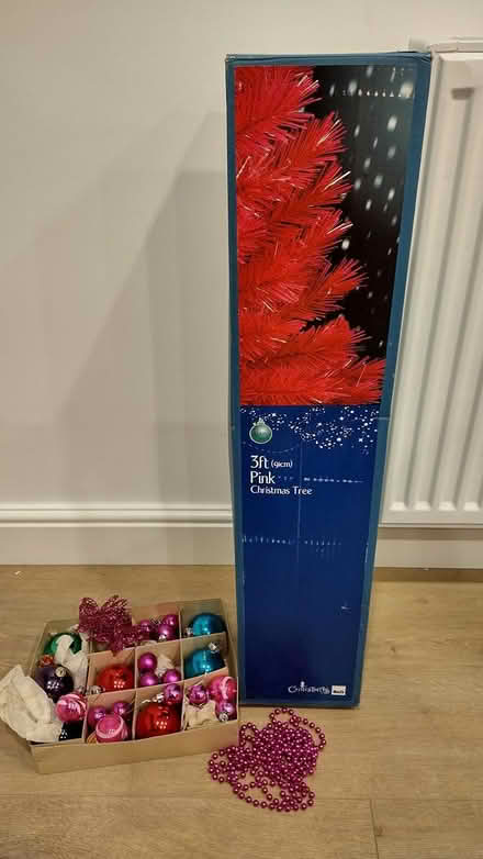 Photo of free PINK Christmas Tree (Burntwood WS7) #1