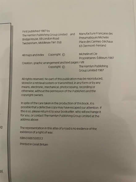 Photo of free French road atlas (S7 Nether Edge) #2