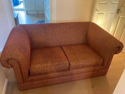 Photo of free Red two seater sofa (Seaford BN25) #1