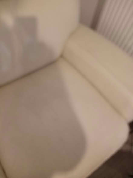 Photo of free 3 seater sofa leather cream (Chelmsford CM1) #3