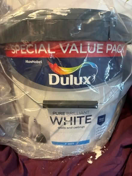 Photo of free OPEN tub of dulux (South Stifford RM16) #1