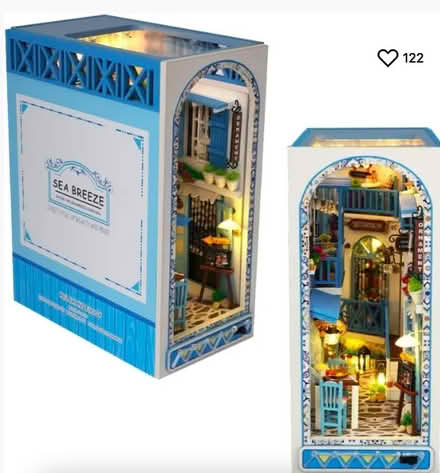 Photo of free Book Nook kit 3D puzzle assembly project (Bevendean BN2) #3