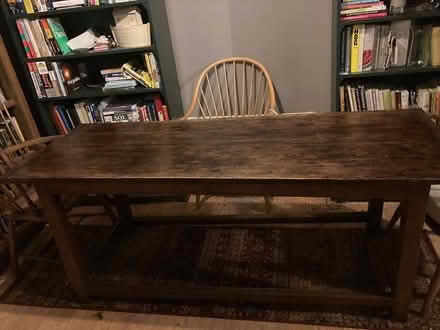 Photo of free Antique Oak Refectory Table 183cm long (South Oxfordshire RG4) #1