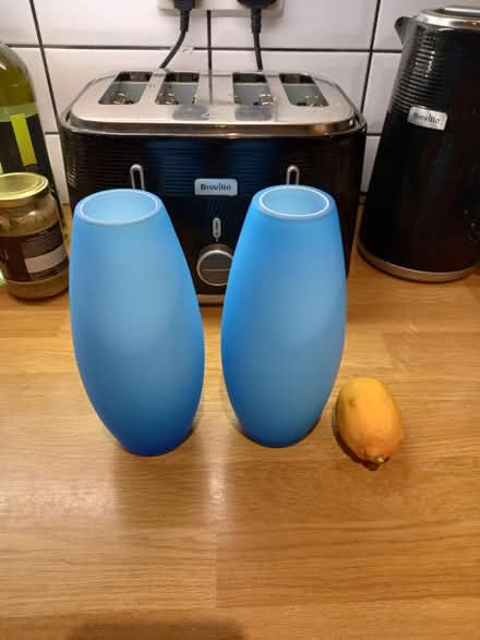 Photo of free A pair of glass vases (Roundhill area brighton) #1