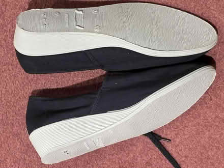 Photo of free Unworn fabric lace up ladies shoes (Clevelode WR13) #2