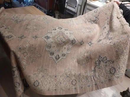 Photo of free 55in x 79in rustic faded rug (Warley, Brentwood, CM13) #2