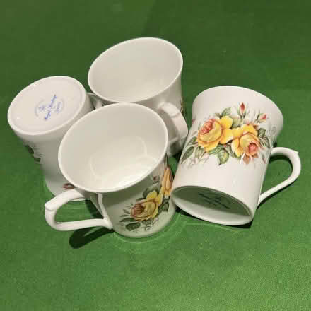 Photo of free 4 matching small bone china mugs (Clevelode WR13) #1