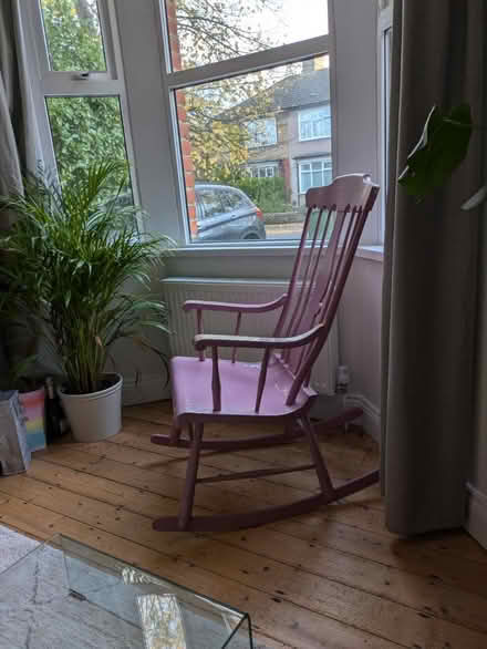 Photo of free Wooden rocking chair SE26 (Sydenham) #3
