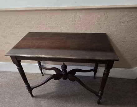 Photo of free Small wood table on wheels (Gospel Oak NW3) #2