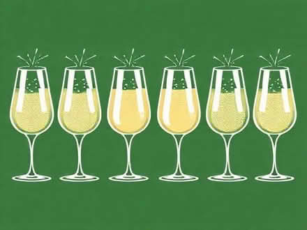 Photo of free 8 sparkling wine flutes (Northcourt OX14) #1