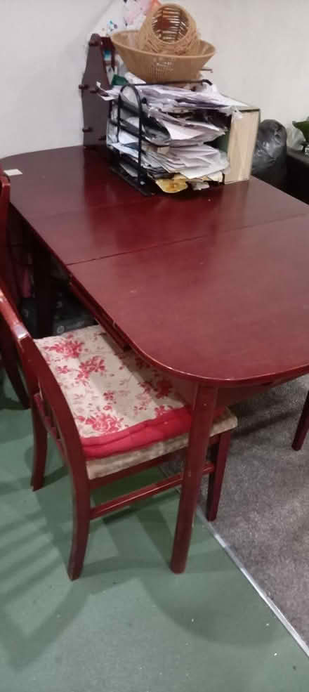 Photo of free Wooden extendable dining table (Kingswood. BS15.) #1