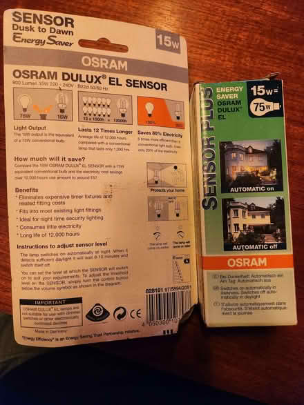 Photo of free Sensor Lightbulbs (New Tupton S42) #1