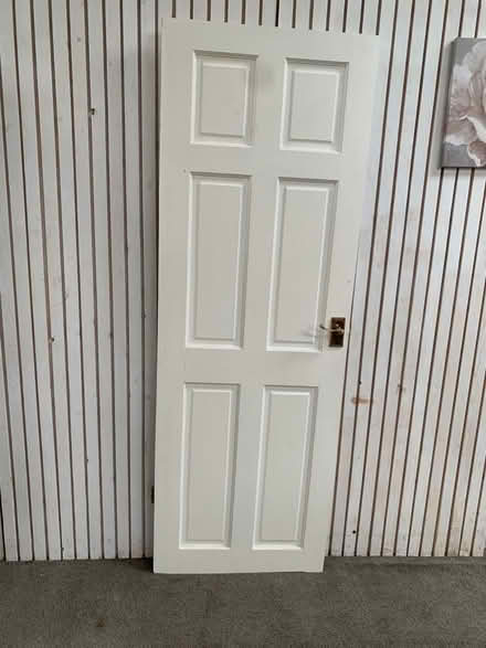 Photo of solid six panel white door (Allesley Park CV5) #1