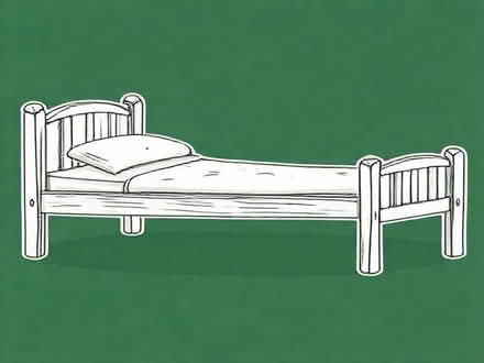 Photo of free pine single bed frame (Marsh LA1) #1