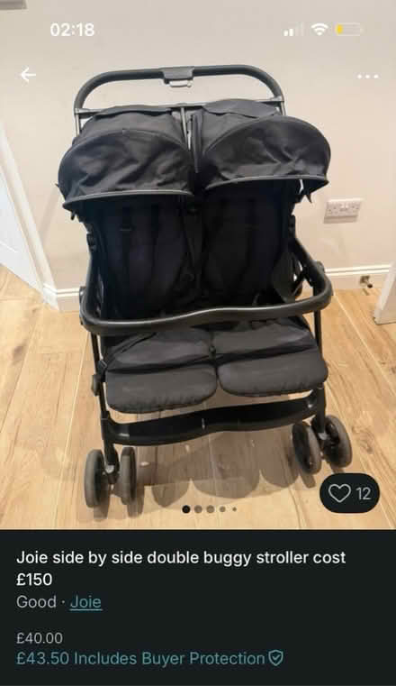 Photo of A side by side twin buggy (Tooting) #1