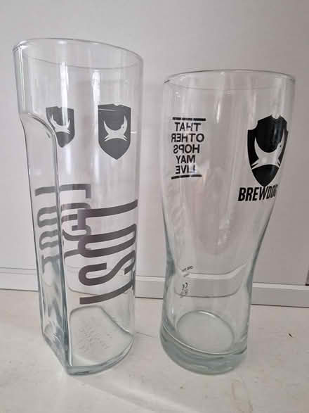 Photo of free Two Brewdog Pint Glasses (Woking GU22 9) #1