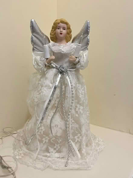 Photo of free Porcelain angel tree-topper (Berkeley, near Claremont Hotel) #1