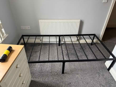 Photo of free Single metal bed (Stockport SK1) #3