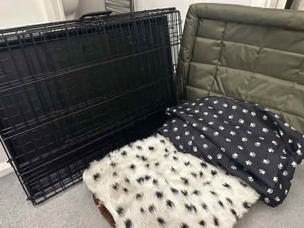 Photo of free Dog Crate, Cover, Mats & Base (Tatling End, UB9) #1