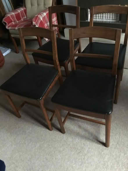 Photo of free 4 matching dining chairs (Formby) #2